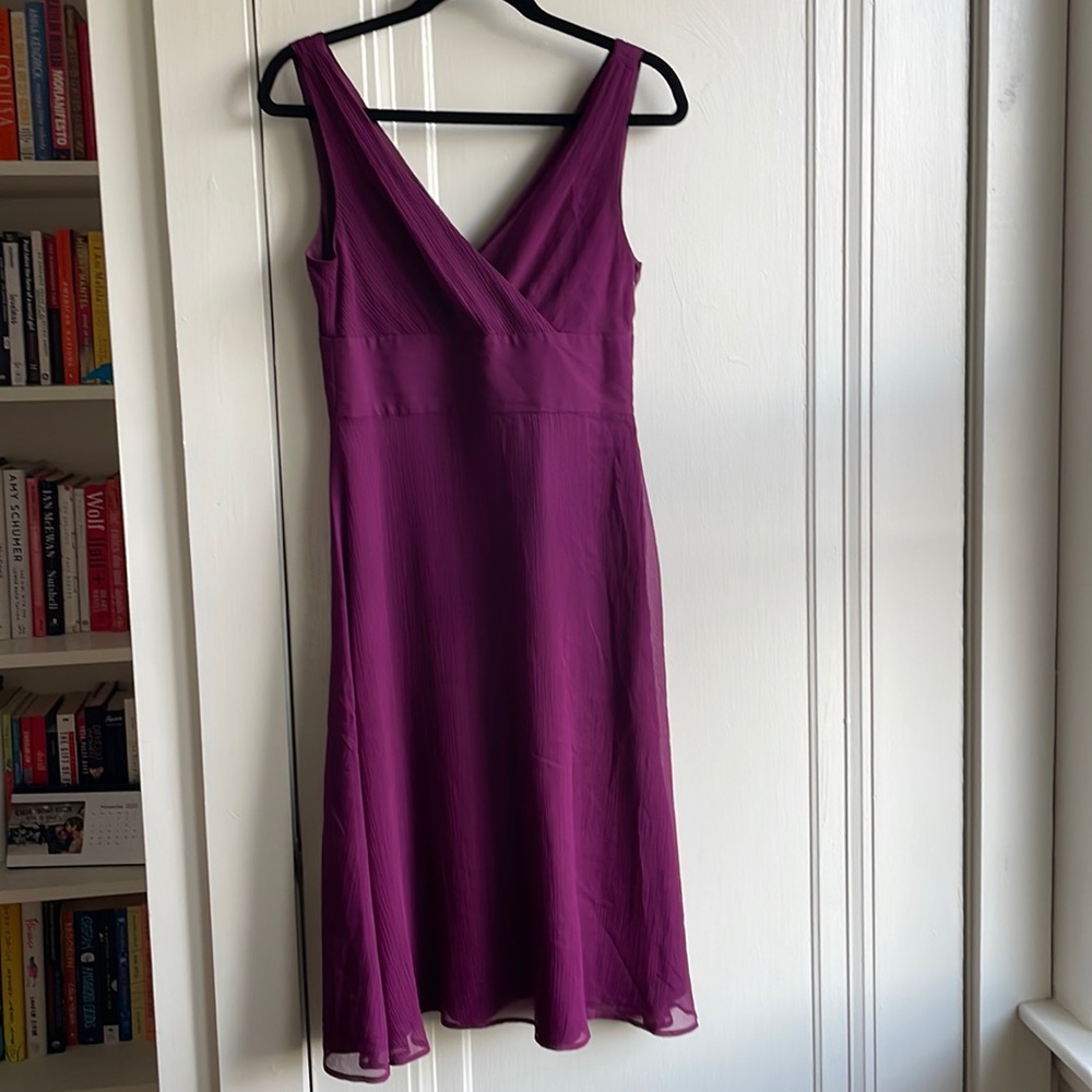 Eggplant J.Crew party dress